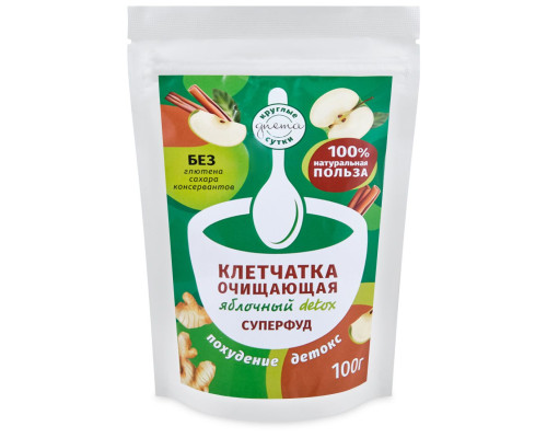 Клетчатка (Флексартис Россия) 100гр очищающая Яблочный detox