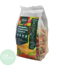 Макароны (Диетика) 300гр Рожки большие овощные (шпинат, томат, свекла)