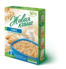 'Vita' тірі ботқасы 300 г Өнген сұлы дәні/Живая каша 'Vita' Овес пророщенное зерно
