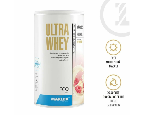 Whey Ultra 300гр Шоколад-Малина Whey Ultra 300гр Шоколад-Малина