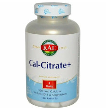 Cal-Citrate+ (KAL США) 120ct 1000mg