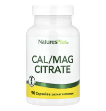 Cal/Mag Citrate (Nature's Plus) 500Mg/250Mg, 90 Vcap