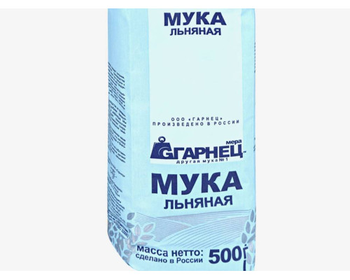 Мука 'Гарнец' 500гр Льняная /6шт