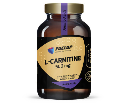 Fuel-Up L-Carnitine 500 mg, 60 vcaps Fuel-Up L-Carnitine 500 mg, 60 vcaps