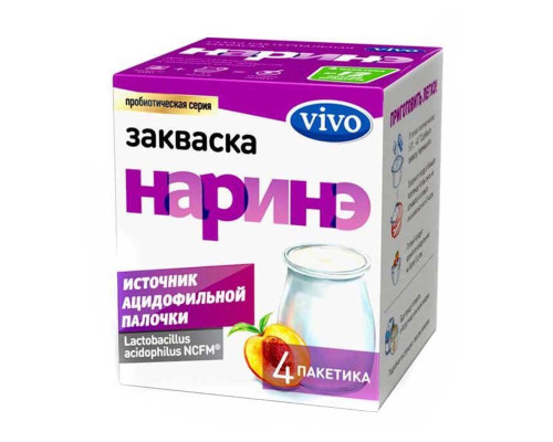 Закваска бактериальная 'Наринэ VIVO' 4пак, 0,5гр