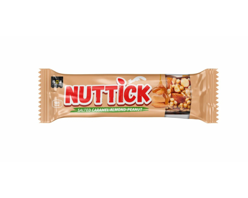 Батончик 'NUTTICK' 35гр с миндалем и арахисом   /20шт