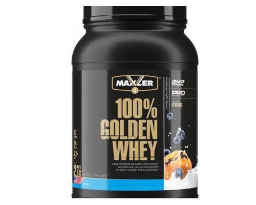 Whey (Maxler (США)) Golden 908гр гол.маффин