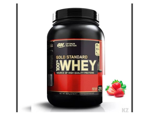 Whey (ON (США)) Gold Standart 908гр клубника