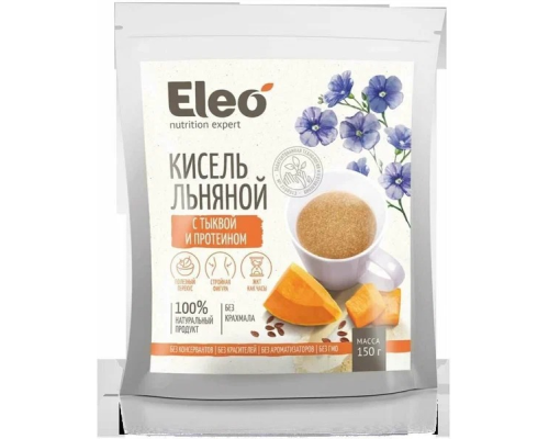 Кисель льняной (специалист (Россия)) 150гр с протеином и мякотью тыквы, 12 мес, 1/14