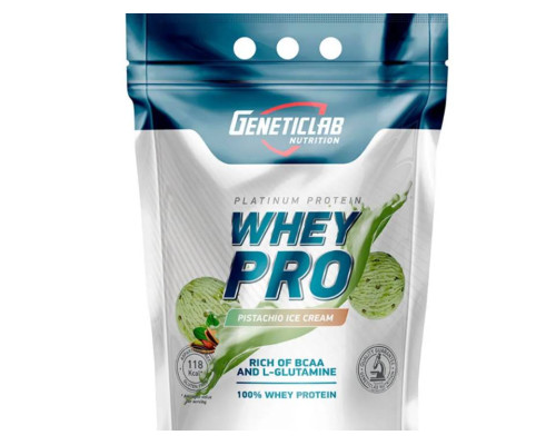 WHEY PRO (GENETICLAB (Россия)) 1000гр Фисташковое мороженное