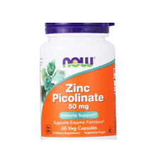 Zinc (NOW (США)) Picolinate 50 мг 60 вег. капс