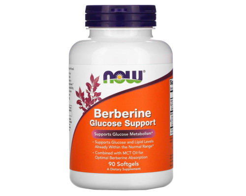 Berberine Glucose Support (NOW (США)) 90 SGELS