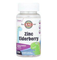 Zinc (KAL США) Elderberry ActivMelt 90 ct 5 mg Berry