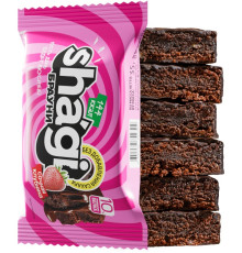 Пирожное (PROTEIN REX (Россия)) 40гр shagi клубника (12)