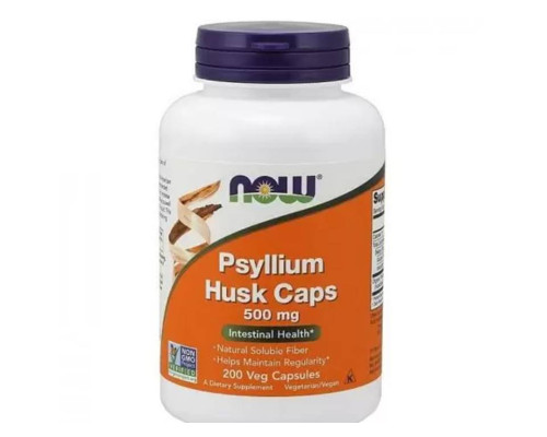 Psyllium (NOW (США)) Husk 500 mg/200 vcaps