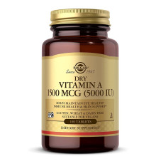 Vitamin A Dry (Solgar США) 1500мг 100таб
