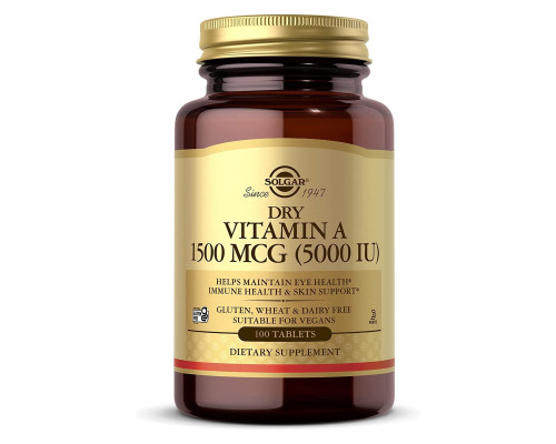 Vitamin A Dry (Solgar США) 1500мг 100таб Vitamin A Dry (Solgar США) 1500мг 100таб