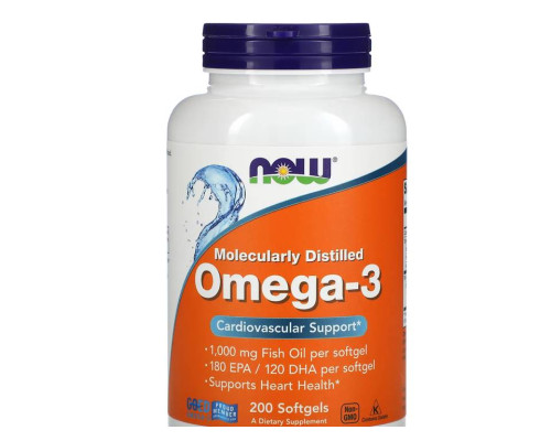 Omega-3 (NOW (США)) 200 капс