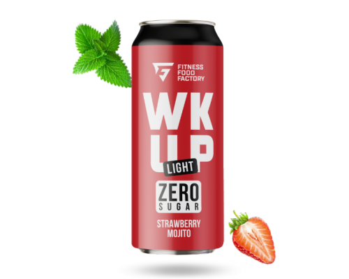 Напиток Fitness Food Factory WK UP 450мл Клубничный мохито Напиток Fitness Food Factory WK UP 450мл Клубничный мохито