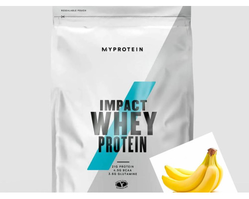 Whey (Myprotein Англия) 2500гр Банан