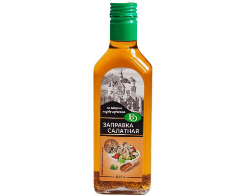 Заправка салатная (Бизнесойл) 250мл по-баварски с горчицей и медом