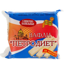 Вафли 'ПЕТРОДИЕТ' 95гр на сорбите 'Крем-брюле'