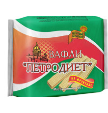 Вафли 'ПЕТРОДИЕТ' 95гр на фруктозе 'Какао-шоколадные'