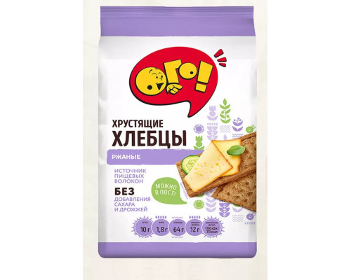 Хлебцы (ОГО (Россия)) 75гр 'Ржаные' (16)