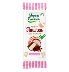 Конфеты «Птичка Умная» 80гр суфле нежное со вкусом крем-брюле