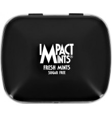 Драже без сахара IMPACT MINTS 14гр освежающие СВЕЖАЯ МЯТА (черный)
