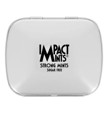 Драже без сахара IMPACT MINTS 14гр освежающие СИЛЬНАЯ МЯТА(серый)