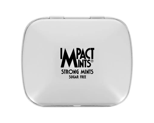 Драже без сахара IMPACT MINTS 14гр освежающие СИЛЬНАЯ МЯТА(серый)