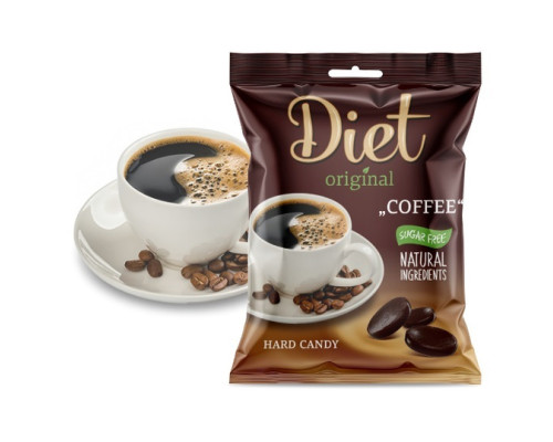Карамель Леденцовая 'Diet' 50гр Кофе На Изомальте