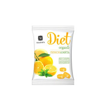 Карамель Леденцовая 'Diet' 50гр Лимон И Мята На Изомальте