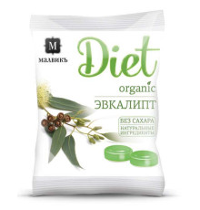 Карамель Леденцовая 'Diet' 50гр Эвкалипт На Изомальте