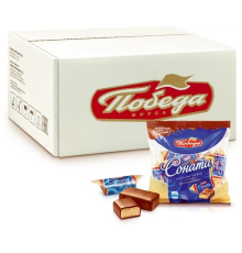 Конфеты 'Победа' 200 гр Соната шоколадные с лесным орехом б/с