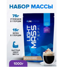 MASS LIGHT (R-LINE NUTRITION) дойпак 1000 г. Моккачино
