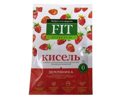 Кисель (fit parad) 30гр земляника