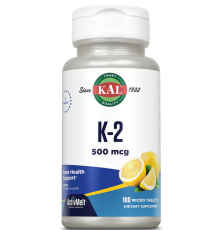K-2 ActivMelt (KAL США) 100ct 500mcg Lemon