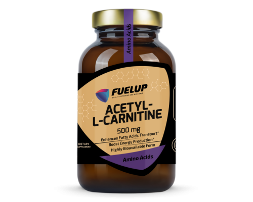 Fuel-Up Acetyl-L-Carnitine 500 mg, 60 veg caps