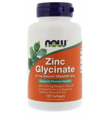 Zinc (NOW (США)) Glucinate 30 mg 120 капс.