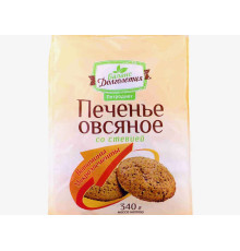 Печенье ПЕТРОДИЕТ 340гр Овсяное Баланс Долголетия На Фруктозе Со Стевией