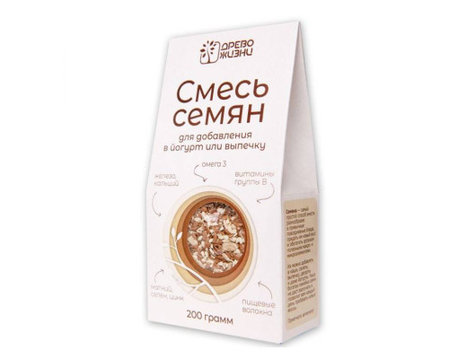 Смесь семян (Древо Жизни (Россия)) 200гр выпечка,йогурт