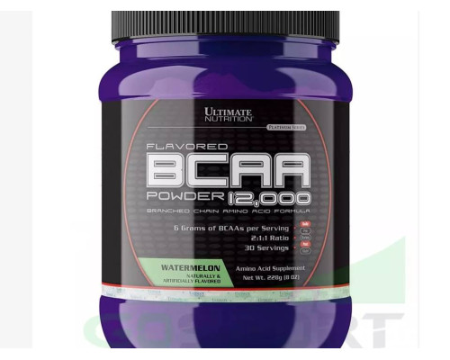 BCAA 12000 (Ultimate Nutrition (США)) Powder 228гр арбуз