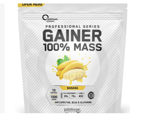 Mass Gainer (OPTIMUM SYSTEM (Россия)) 1000гр банан