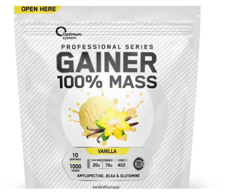 Mass Gainer (OPTIMUM SYSTEM (Россия)) 1000гр ваниль