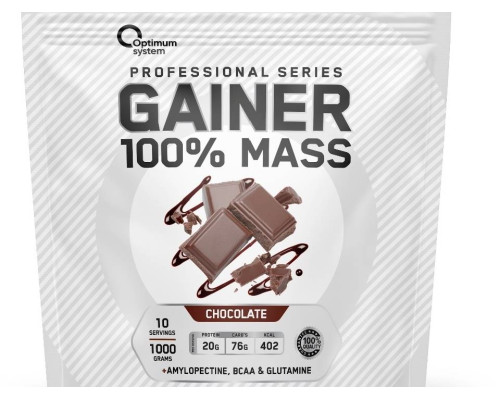 Mass Gainer (OPTIMUM SYSTEM (Россия)) 1000гр шоколад