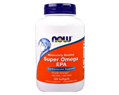 Omega-3 (NOW (США)) Super EPA 1200mg,120 капс.