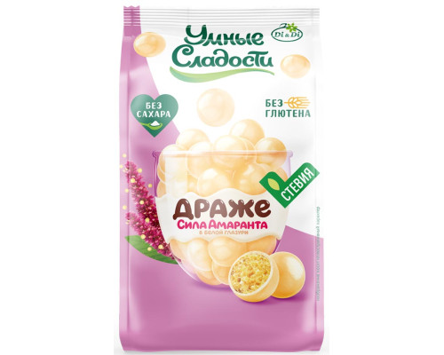 Драже (Умные сладости (Россия)) в глазури, амарантовое 50г  1/27