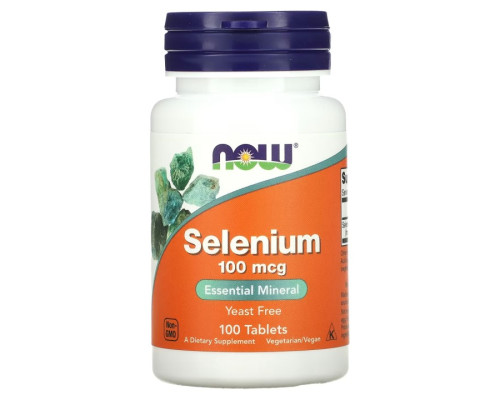 Selenium (NOW (США)) 100 mcg 100 tabs